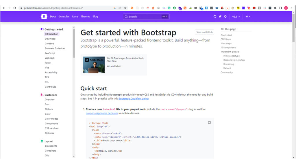 Bootstrap Framework