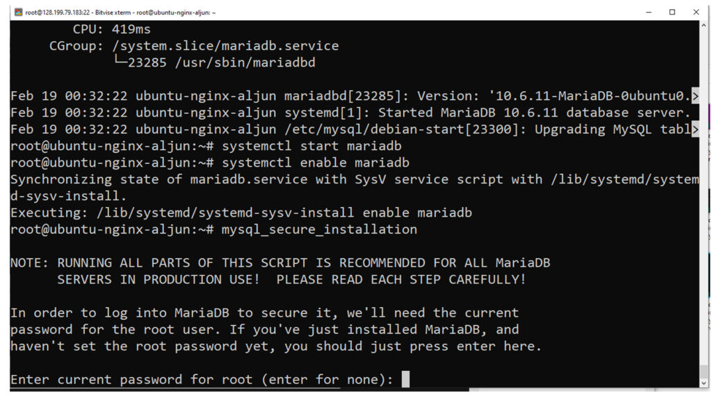 How To Install Linux, Nginx, MySQL, PHP MariaDB Setup 