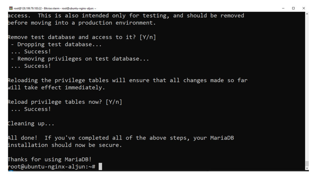 How To Install Linux, Nginx, MySQL, PHP MariaDB Setup 