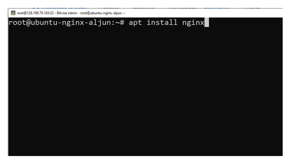 How To Install Linux, Nginx, MySQL, PHP - install NGINX