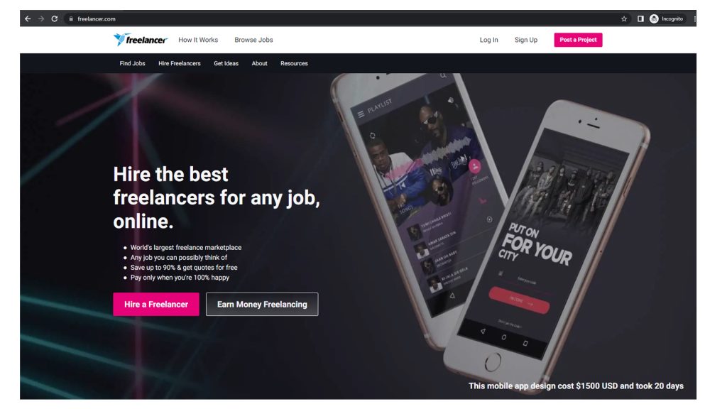 Top 10 Freelance Websites for Filipino Professionals 4 Freelancer.com Freelance Platform