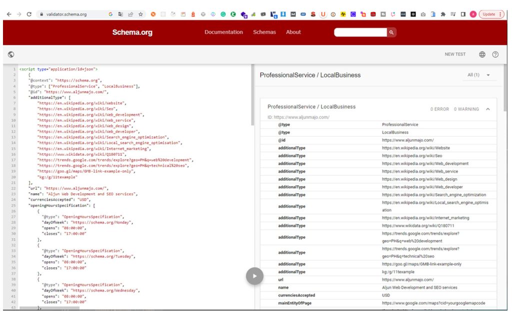 Schema Validator - Schema Tester