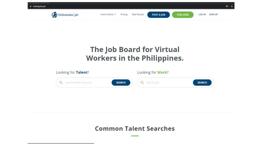 Top 10 Freelance Websites for Filipino Professionals 3 Onlinejobs.ph Freelance Platform