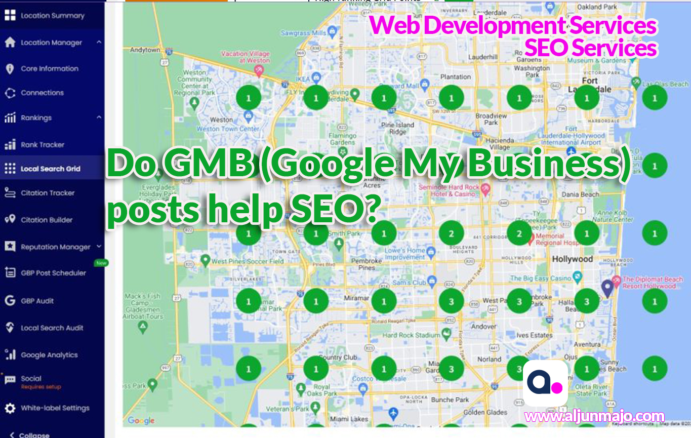 Do GMB (Google My Business) posts help SEO?